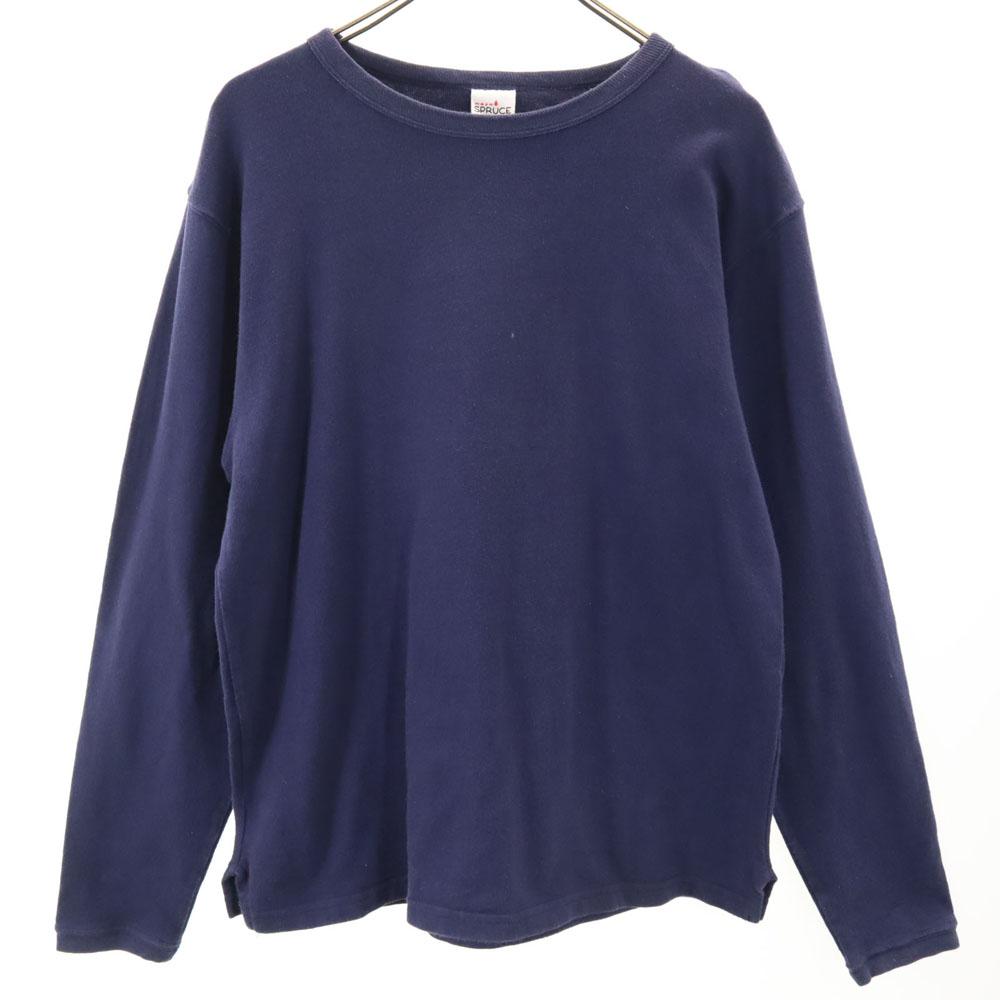 

MAYO SPRUCE 70-е 80-е Сделано в США Футболка с длинным рукавом Тяжелая M Рон Ти Мужская Б/у