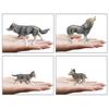 Wolf Figurines Smell-less Preschool Educational Active Poses