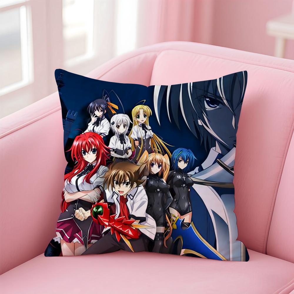 H-High School Dxd Cushion Cover Comfortable Reversible Pillow Cover Ideal For Car Sofa Bedroom & Beyond