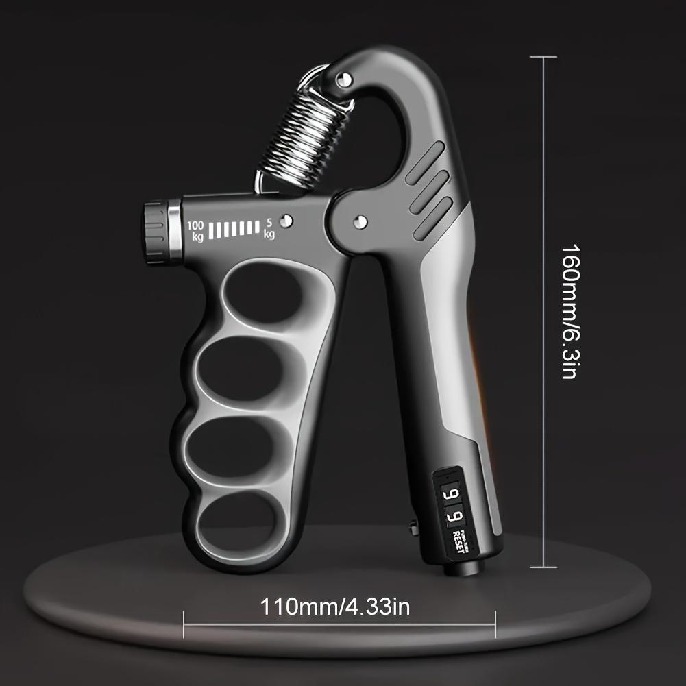 1Pc 5-100kg/11.02-220 weight lifter, mechanical counting hand grip, suitable for strength training, rehabilitation