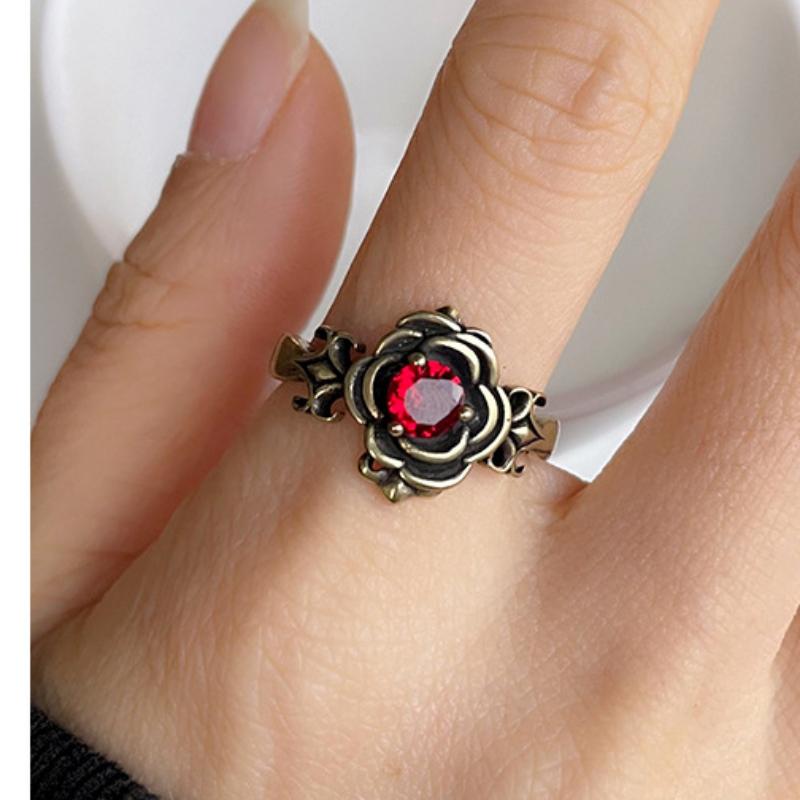 Персонализированный панк преувеличенный дизайн ювелирных изделий хип-хоп разомкнутое кольцо не выцветает, ниша