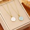 Elegant Cross Pendant Necklace - Titanium Steel, Stylish & Durable for Women