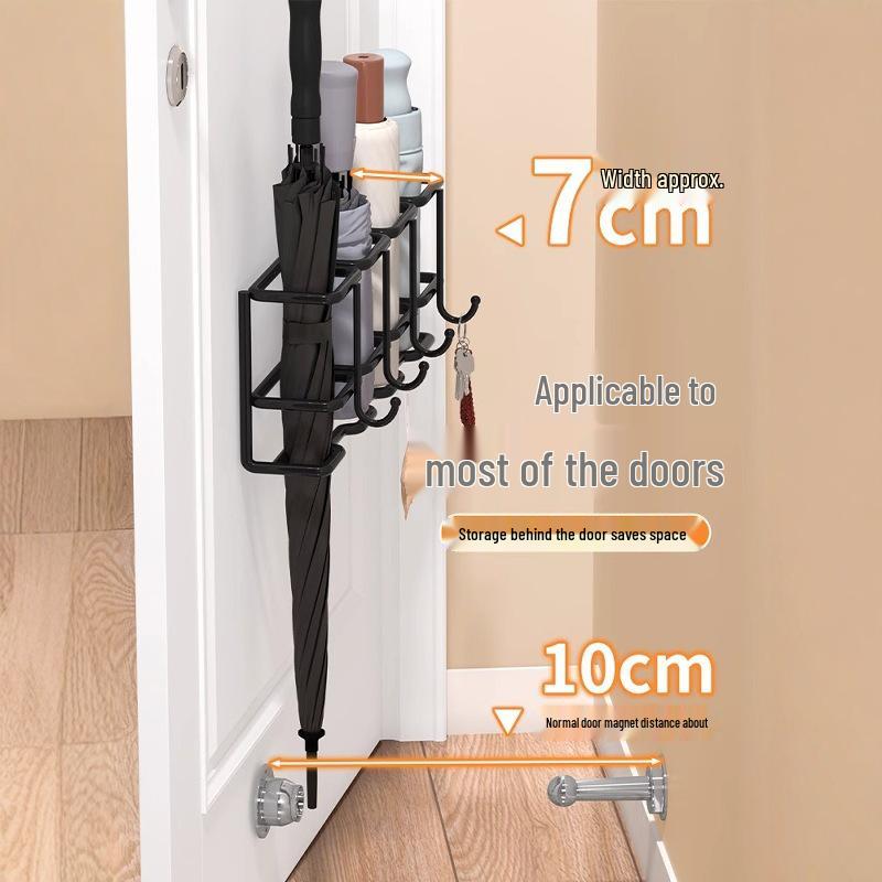 Newcomer Exclusive: Wall-Mounted Umbrella Storage & Hanging Rack for Entryway