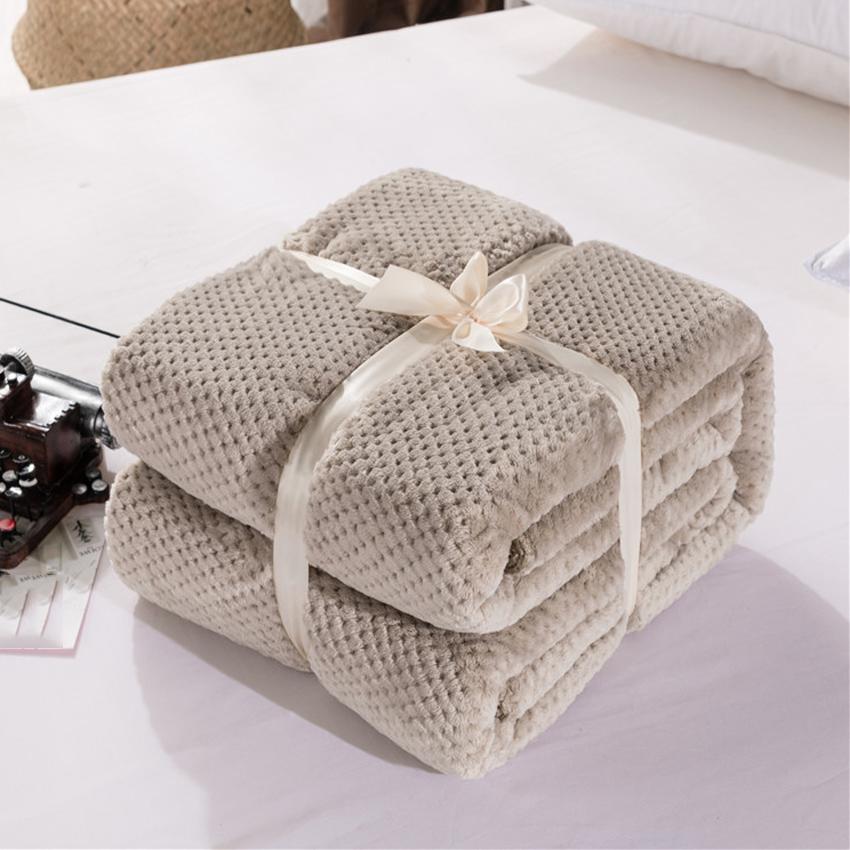 

Коралловый флисовый плед, однотонный, с рисунком в виде ананаса, для спальни, школы, путешествий, дома, супермягкая ткань для детей, взрослых 70x100cm хаки