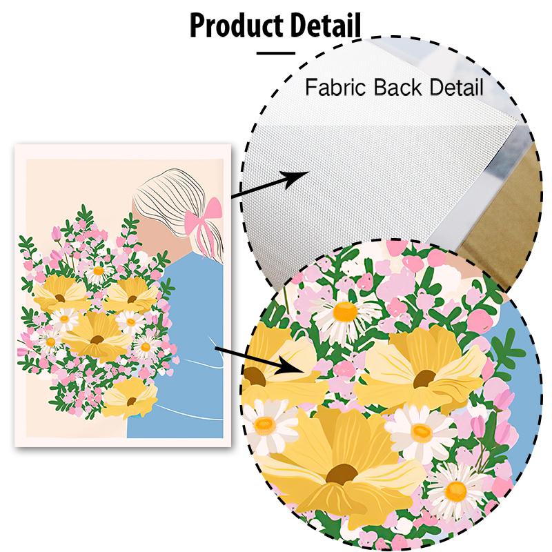 Retro Flowers Fruit Vase Gallery Colorful Funky Poster And Prints Simple Wall Art Canvas Painting Pictures For Living Room Decor