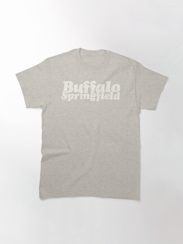 Buffalo springfield Bold Cream Typography Folk Rock Band Classic T-Shirt