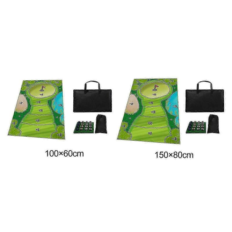 Indoor Golf Game Set with Batting Pad for Family Party Activities, Fun Sports Toys for Kids and Adults