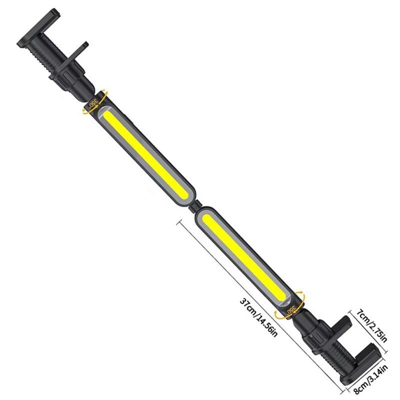 4400mAh Battery Super Bright Work Light Portable Design 2400LM Brightness Rechargeable Work Light Hooks Light Bar