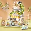 City Tea House Building Blocks Set, Openable Panda Construction Tea Shop Building Toys for Boys Girls Age 8+, 860pcs Mini Bricks