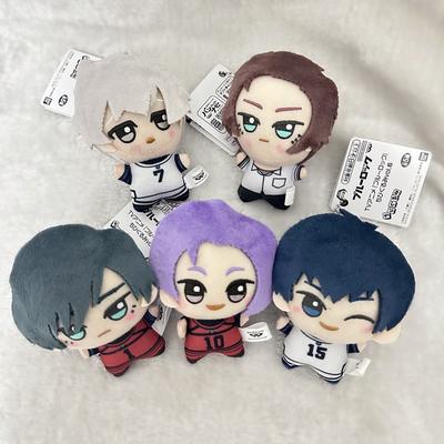 Non-Toxic 10Cm Anime Volleyball Children Blue Lock Kawaii Bag Pendant Keychain Isagi Mikage Reo Rin Itoshi Sae Blue Prison Plush Toy Kids Gift