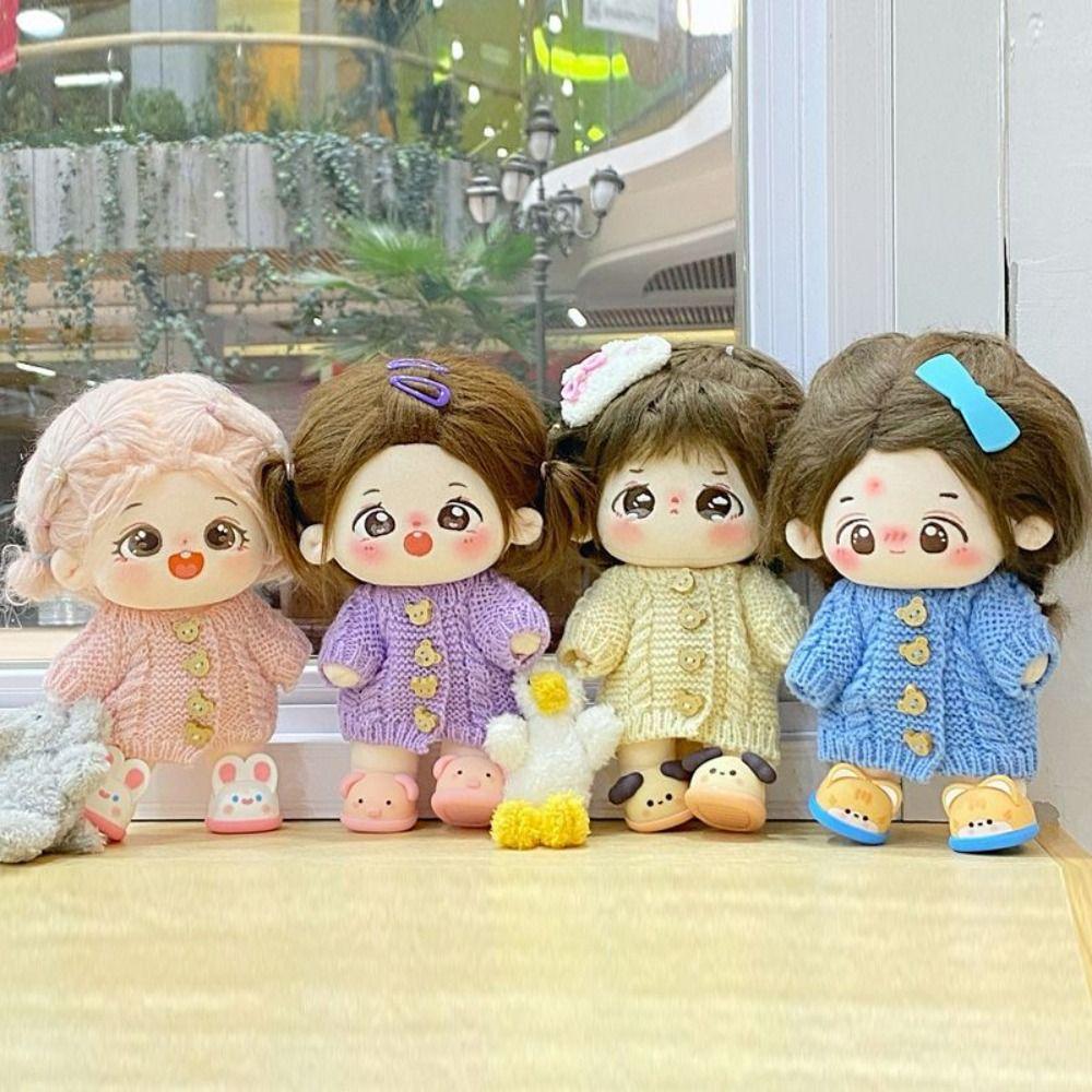 Multistyles Knitted Coat Cardigans Winter Warm Tops Doll Sweaters  20cm Cotton Doll/Idol Dolls