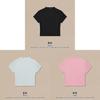 Streetwear Basic T Shirt With Small High Collar For Casual And Sports Use
