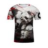 Camiseta Jiu Jitsu MMA Infantil Manga Curta Kickboxing Treino Camisas Secagem Rápida Crianças Meninos Esporte Fitness Boxe Corrida Camisa