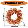 Handmade Wreath for Thanksgiving Celebration Garlands for Home and Office Decoration Harvest Festival Door Hanging