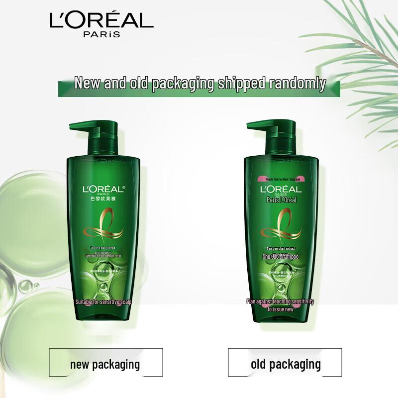 L'Oreal Tea Tree Purifying & Anti-Dandruff Shampoo