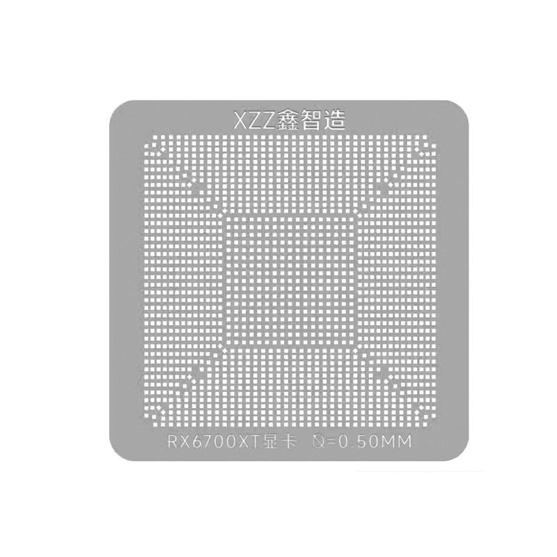 1Pcs XZZ CPU Solder Paste/ball Stencil for Laptop AMD R9-7940HS RX6600XT RX6700XT RX6800XT RX7700XT SR3S0 SRLWS SRMHU SRN23