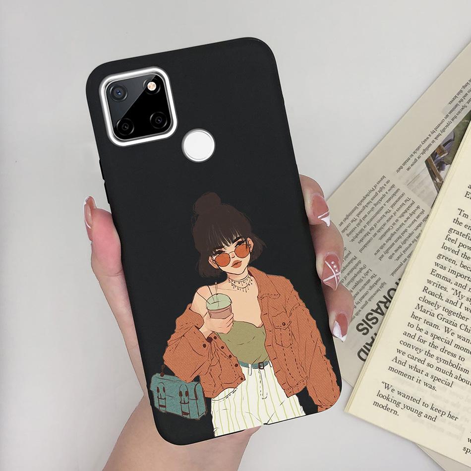 For OPPO Realme C25 C25S C25Y Case Cartoon Soft Silicone Matte Shockproof Phone Back Cover For Realme C 25 S Y Capa Funda Coque