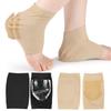 Anti-Abrasion Gel Heel Protectors: Soft, Thin Polyester Half-Length Socks for Men & Women