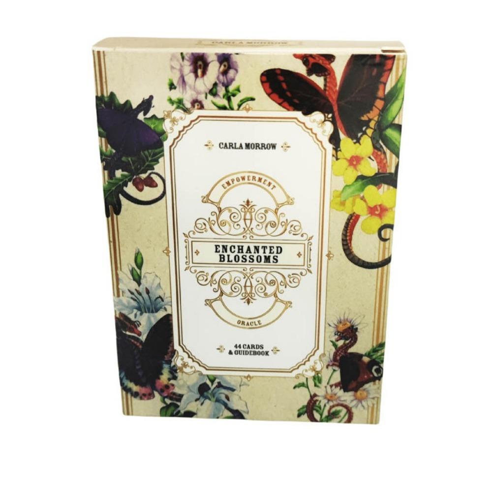 10.4*7.3cm Enchanted Blossoms Empowerment Oracle Cards 44 Pcs Cards