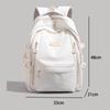 Female college student backpack 2025 new junior high school student schoolbag computer bag leisure short-distance travel bag