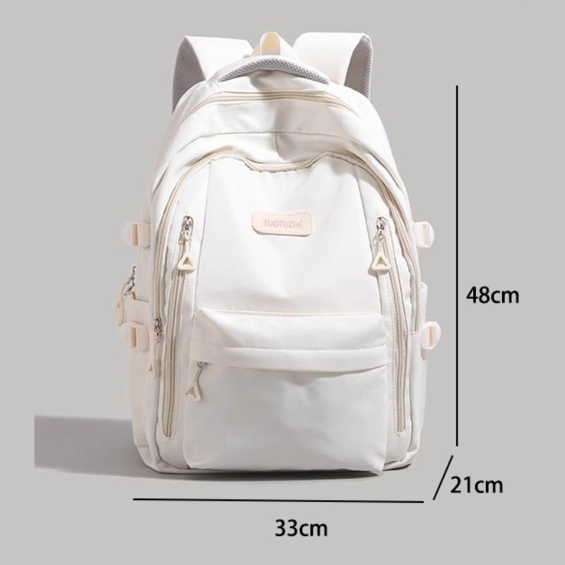 Female college student backpack 2025 new junior high school student schoolbag computer bag leisure short-distance travel bag