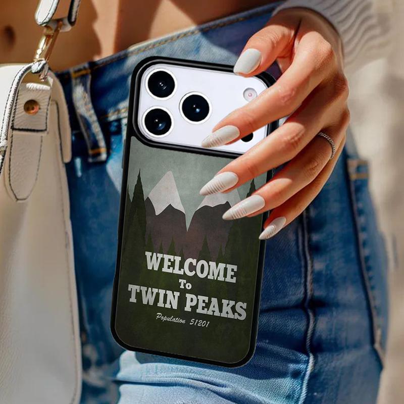 TV Series Twin Peaks Dale Cooper Phone Case For iPhone 17 Air 14 15 13 12 Max Cover For Apple 16e 11 Pro Max Plus Coque