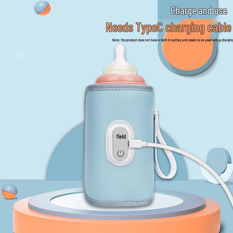 Universal Portable Baby Bottle Insulated Sleeve for Constant Temperature and Heating