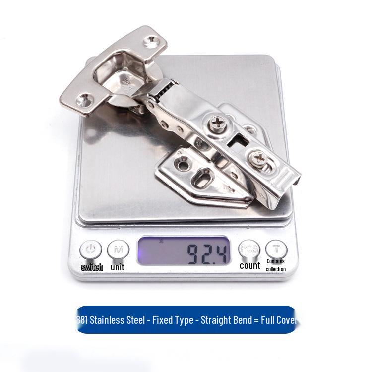 304 Stainless Steel Soft Close Hydraulic Cabinet Hinges - Thickened, Two-Stage Force for Furniture