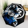 1pc Anime Super Saiyan Blue Goku Automatic Opening and Closing Umbrella - Small Umbrella Suitable for Various Occasions G006