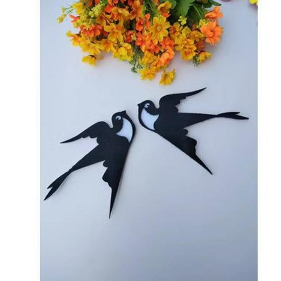 Kindergarten Classroom Non-woven Animals & Flowers Window Decoration for Children's Day