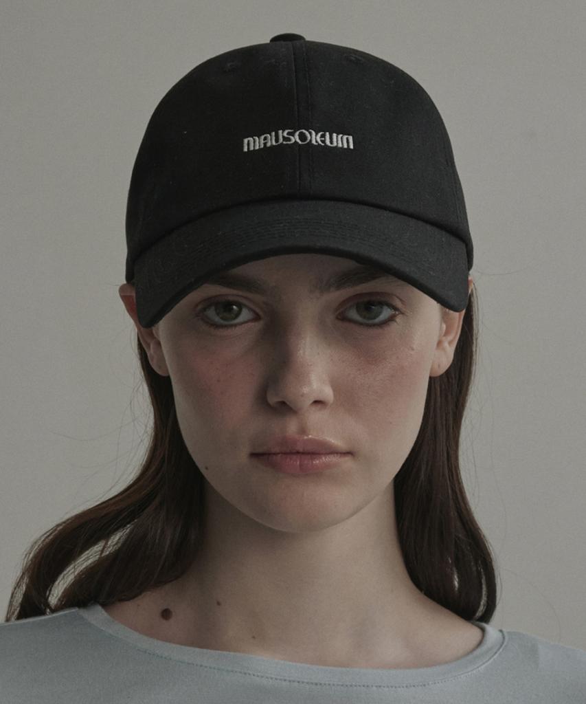Mausolleum Logo Embroidered Cap - Black,Beige,Sky Blue