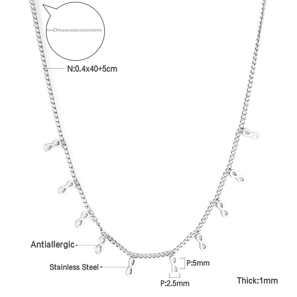 Woman Collier Golden Chains Necklaces Bohemia Star Heart Elegant Stainless Steel Jewelry Trendy