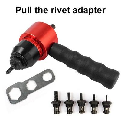 1 Set Adattatore Rivettatrice Antiruggine Alta Durezza Professionale Tipo Frizione Manuale Automatico Utensile per Dadi Utensili Hardware