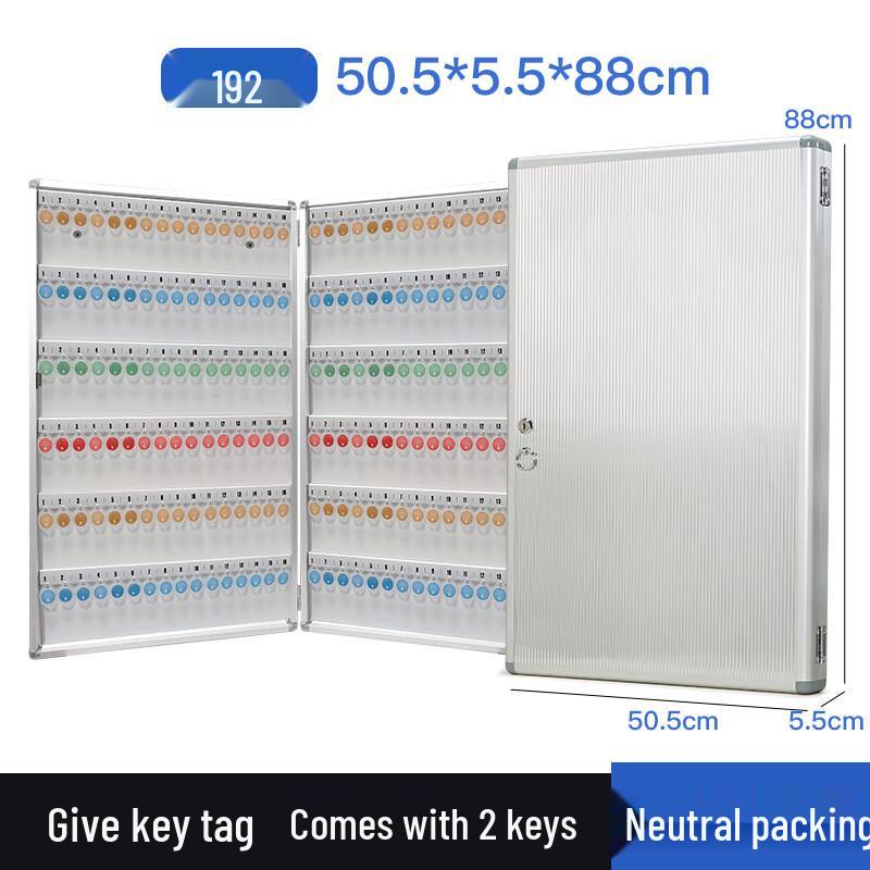 

GOWKE Wall-Mounted Aluminum Alloy Key Cabinet