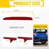 Red Lens Rear Bumper Reflector Marker Pair 1 For 2017- Honda Civic Hatchback