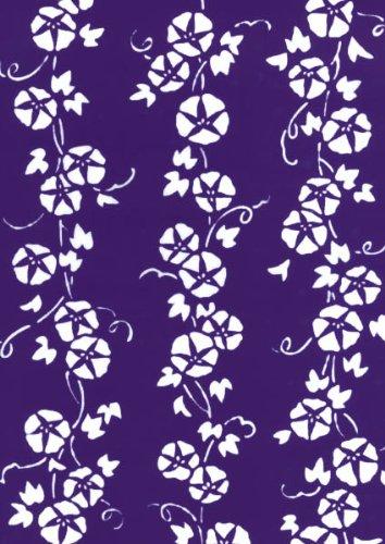 

Edoten Todaya Shoten Niwa-zome Tenugui (Japanese hand towel) Morning Glory (Purple) 838