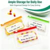 7/14PCS BPA-Free Weekly Pill Organizer Waterproof Pill Pouch Set Vitamin Storage Holder  Outdoor Use