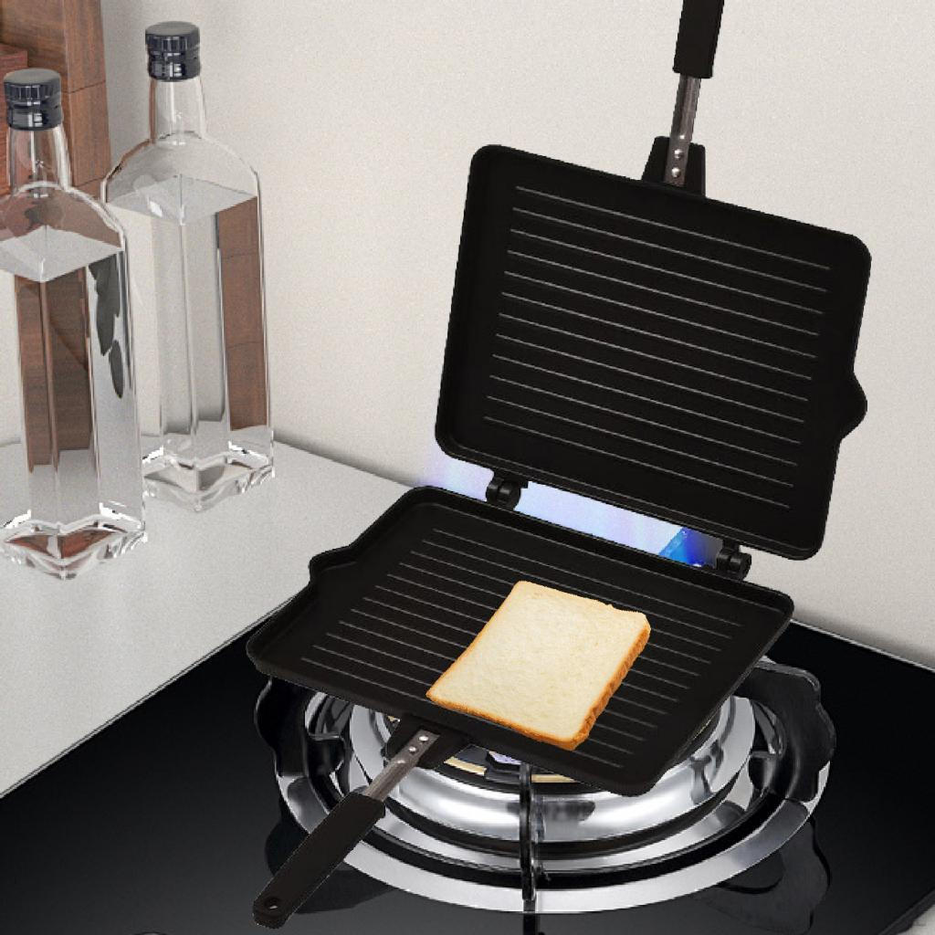 

Double Sided Frying Pan Pancake Maker Nonstick Aluminum Alloy Kitchen Cookware Portable Premium