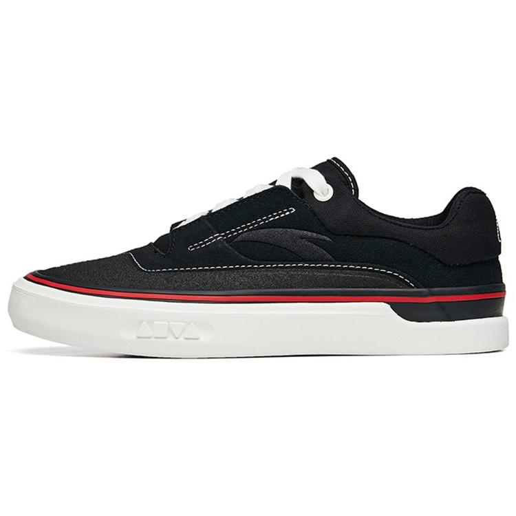 

New Anta Ao Li Wear-Resistant Low-Top Skateboard Shoes Women s Black White 122238014-3 35.5
