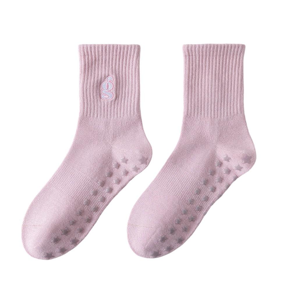 Cotton Professional Yoga Socks Breathable Mid Tube Socks New Floor Socks  for Yoga Dance