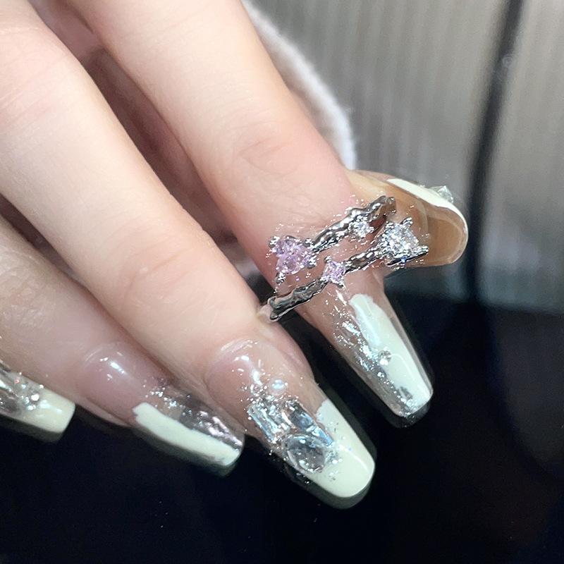 

Ring Women S Niche Design Sense Advanced Sense Accessories Fashion Personality Sweet Cool Wind Opening Cold Wind Index Finger Ring Adjustable opening