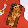 Hawaiian Faux Wood Surfboard Phone Case For Samsung Galaxy S25 Ultra S24 Ultra S9 S10 S20 S21 S22 S23 Plus S24 FE Cover