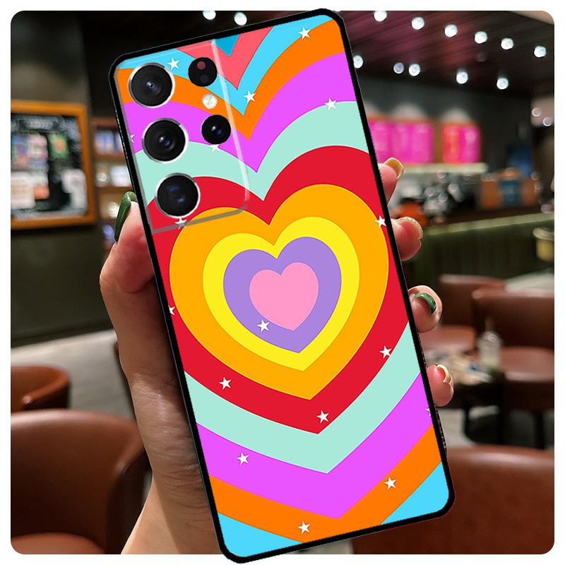 Trippy Indie  Y2K Aesthetic Phone Cover For Samsung Galaxy S23 S21 S22 Ultra S20 FE Note 20 Note 10 S8 S9 S10 Plus Case