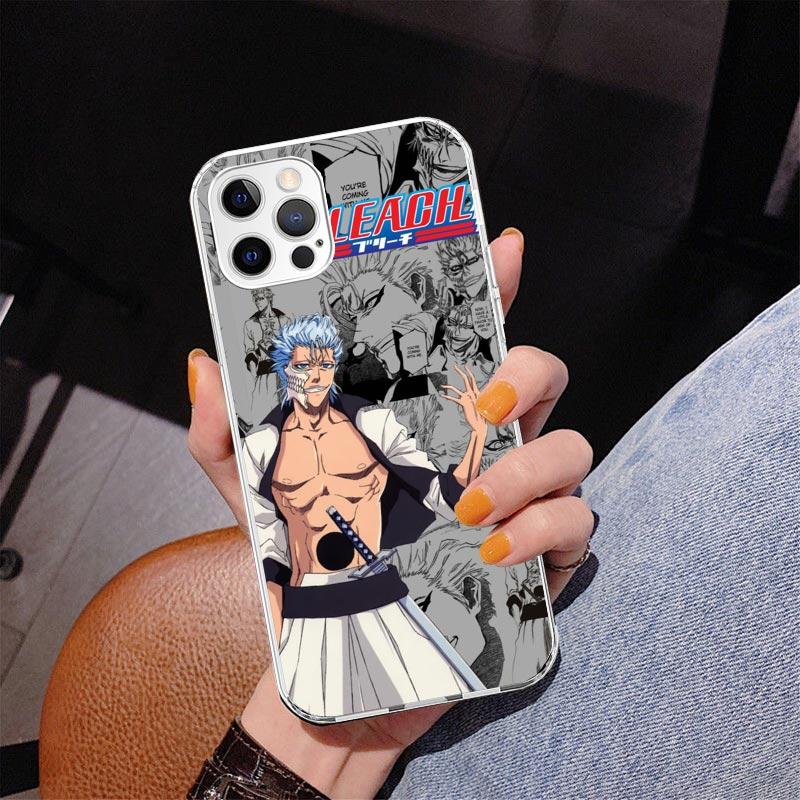 Bleach Grimmjow Phone Case For iPhone 17 Air 16 Pro Max 16E 15 + 14 Plus 11 12 13 Mini 7 8 SE Gift Print Cover Fundas 17 Air 16