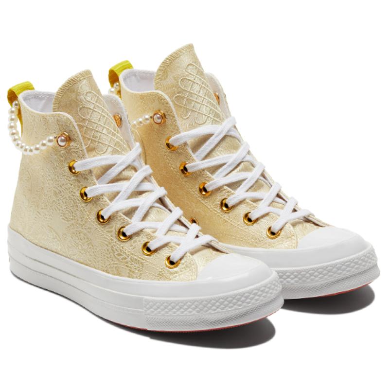 Converse 1970s Versatile Everyday High Top Canvas Unisex Champagne Gold