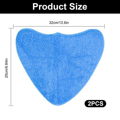 2-Pack Microfiber Steam Mop Pads - Compatible with Vax S85/S86/S2ST/VRS29M Models
