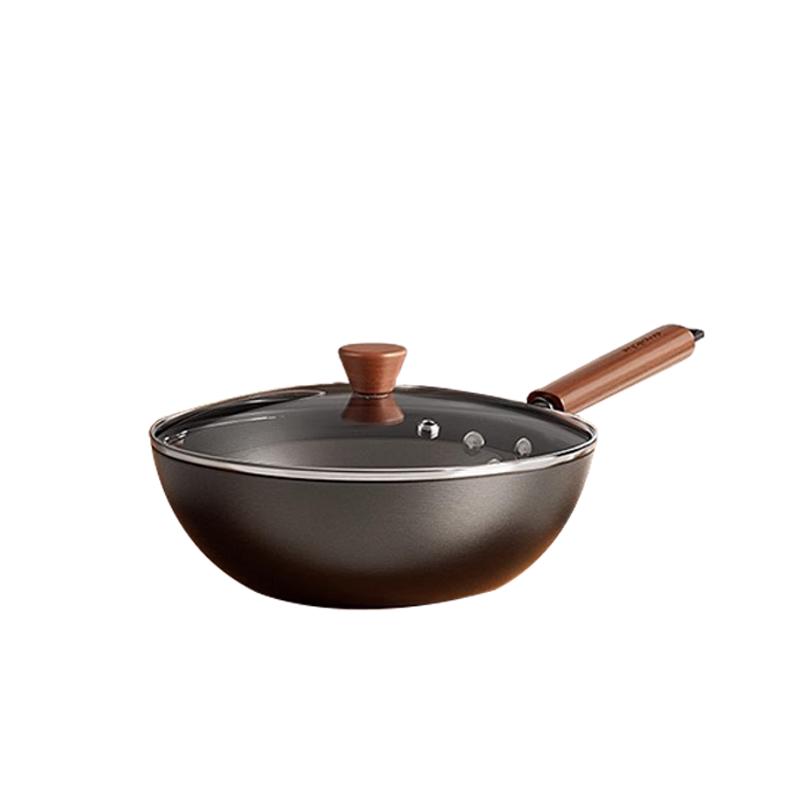 Royalstar 999 Pre-Seasoned Refined Iron Wok
