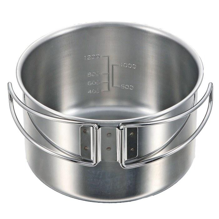 [Captain Stag] Barbecue Pot Stainless Steel Ramen Cooker 2L M-5511