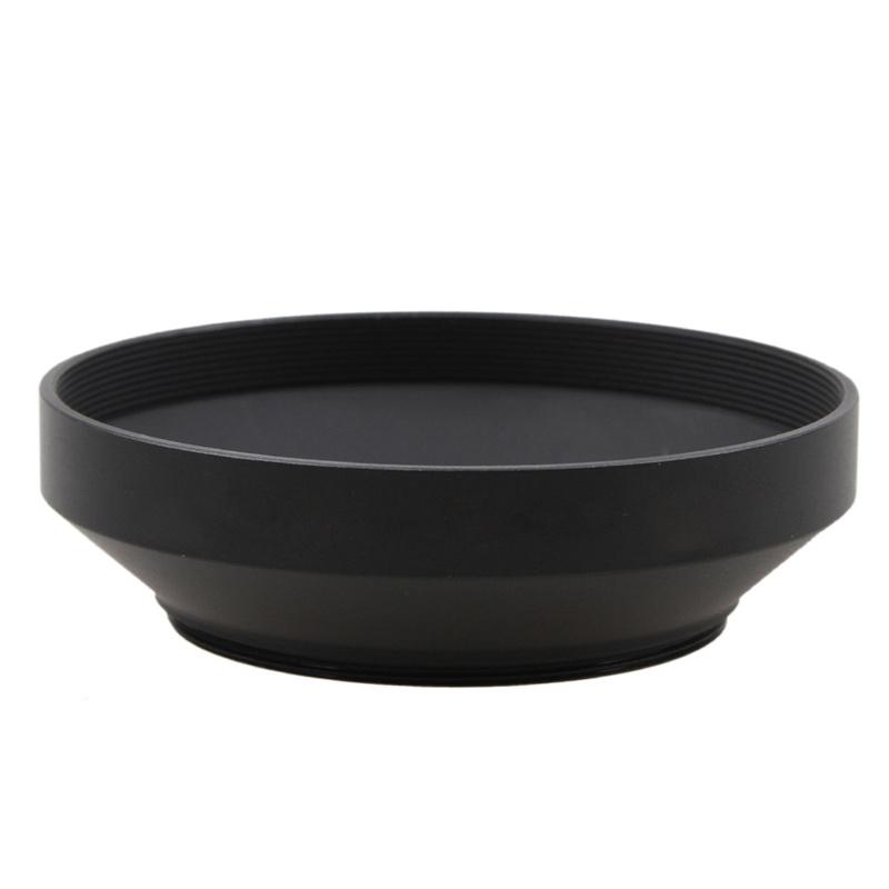 

40.5 49 52 55 58 62 67 72 77 82мм Металлическая бленда для объектива камеры Широкоугольная навинчивающаяся бленда для объектива для canon nikon для Sony Pentax 40.5mm