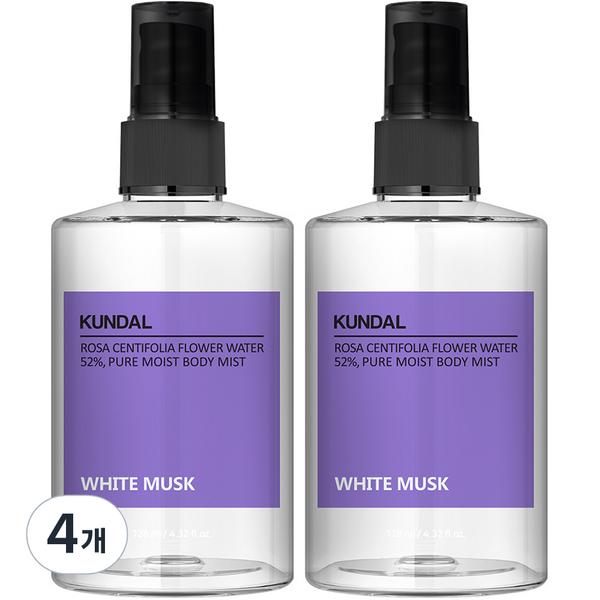 

Kundal Pure Body Mist с ароматом белого мускуса, 128 мл, 4 шт.